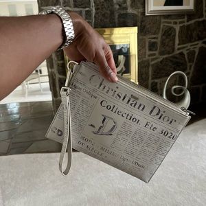 Christian Dior Clutch / Men’s Collection/ News Print 💥💥💥💥TRADE💥💥💥💥